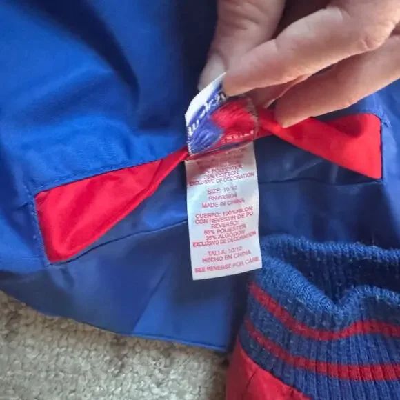 Youth Majestic Chicago Cubs Baseball Jacket Reversible Size 10-12 - Picture 7 of 11